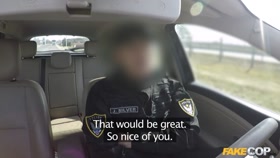 Cops Cum Makes Her Late / Fake Cop