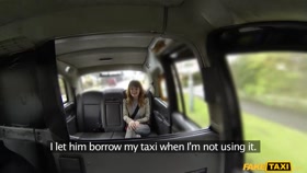 Red Head With Nice Natural Tits Does Anal / Faketaxi