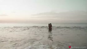 Sea Sand And Outdoor Sex At Sunrise / Lesbea