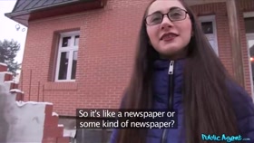 Cum Dribble For Russian Journalist / Publicagent