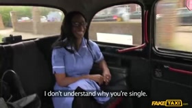 Extremely Horny Nurse Gives Cabbie A Dose Of Pussy For A Free Ride / Faketaxi