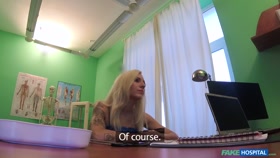 Tattooed Blonde Loves Doctor's Dick / Fakehospital