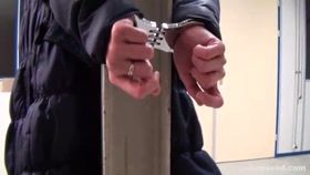 Dd Handcuffed To Pole Ballgagged Titgrabbed
