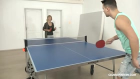 Skinny Teen Fucked On Ping Pong Table / Club Seventeen