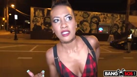 After Dark Bus Ride With Sexy Punk Chick / Bangbros