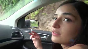 You Fuck Emily In The Back Of The Car And Fill Her Pussy With Cum